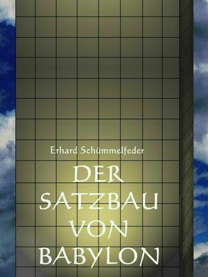 cover image of DER SATZBAU VON BABYLON